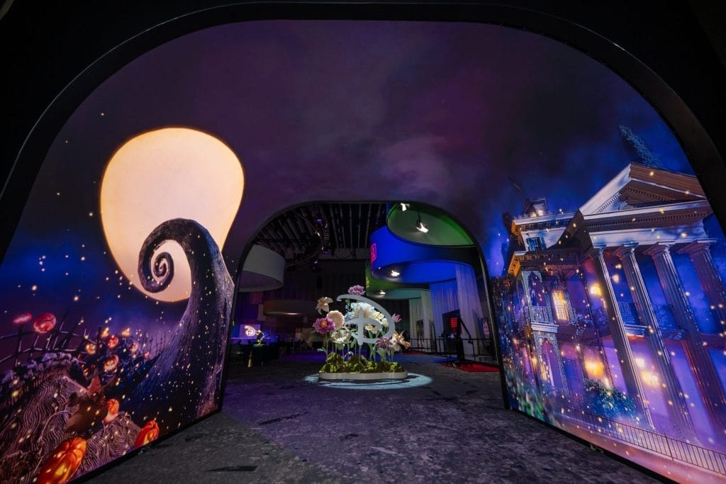 LED tunnel entrance, Disney Upfront after party. 