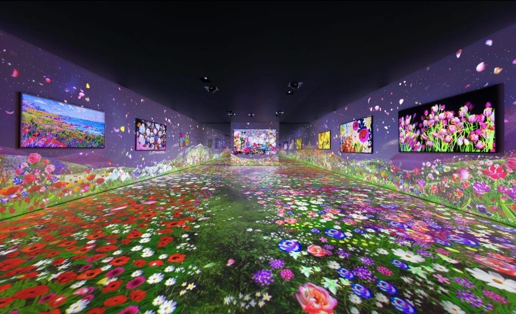 Projection Mapping at Samsung Exhibit CES